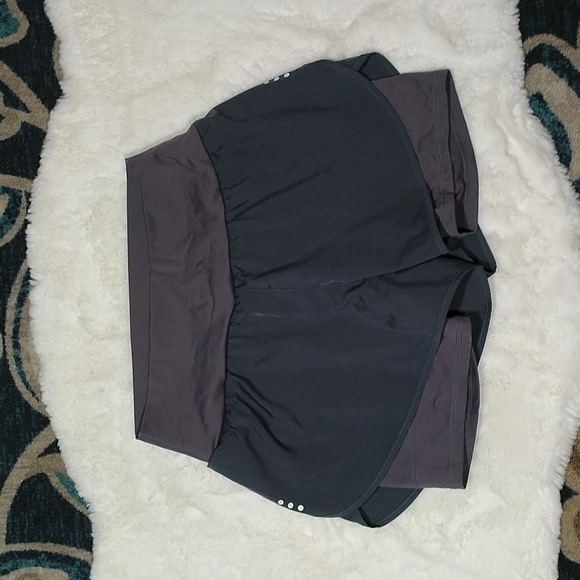 Tremaker lined high rise gray athletic workout running shorts medium - Picture 2 of 8